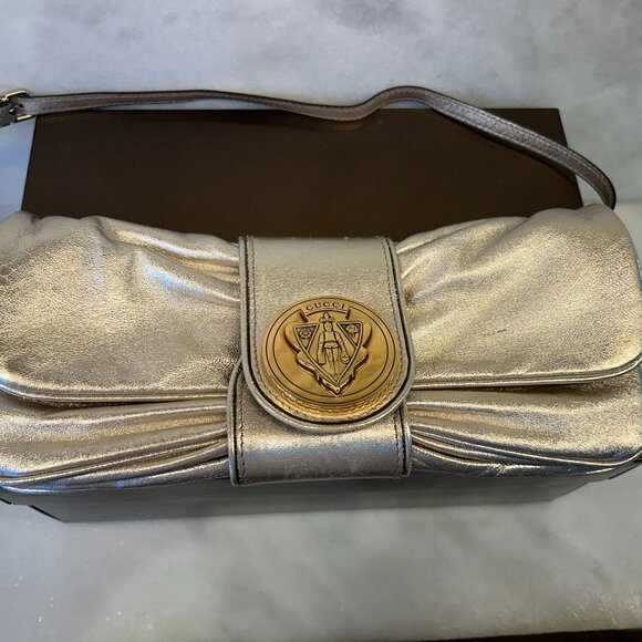 Gucci Gold Clutch - Picture 8 of 17